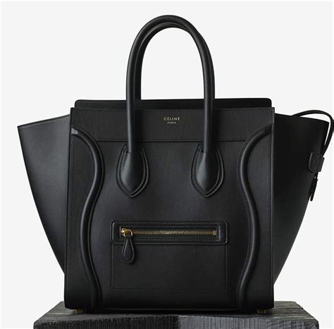 celine mini luggage tote colors|celine shoulder luggage tote price.